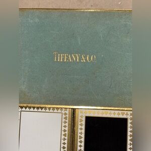 Tiffany & Co. Vintage Gold White and Black Playing Cards